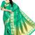 Mimosa Green Art Silk Kanjivaram Style Saree With Blouse