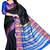 Mimosa Black Tussar Silk Kanjivaram Style Saree With Blouse