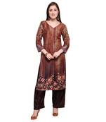 Multicolor Muslin Cotton Digitally Printed Kurti
