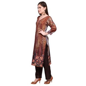 Multicolor Muslin Cotton Digitally Printed Kurti 2