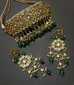 Green Choker Necklace Set