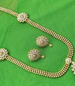 White CZ Necklace Set