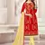 Red resham embroidery cotton salwar