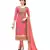 Light-Red Resham Embroidery Chanderi Salwar