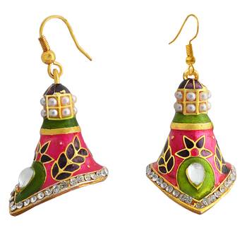 Pink Pearl Earrings 2
