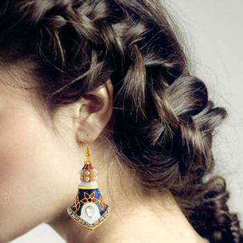 Blue Pearl Earrings 3