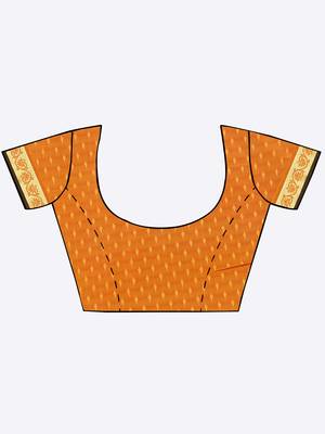 Maroon Hand Woven Art Silk Saree With Blouse 3