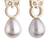 White Cubic Zirconia studs