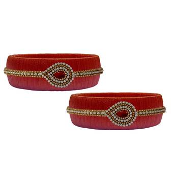 Red pearl bangles 1