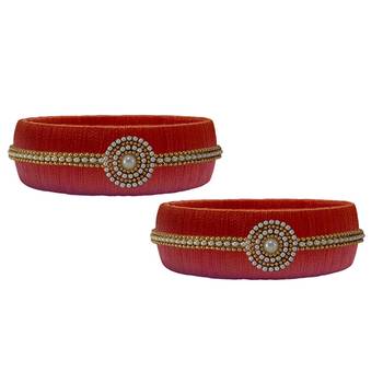 Red pearl bangles 1