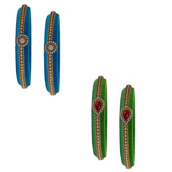 Multicolor pearl bangles 2
