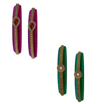 Multicolor pearl bangles 1