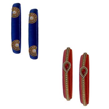 Multicolor pearl bangles 1