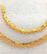 Ethnic India Gold Plated Payal Anklets Pair Sp14