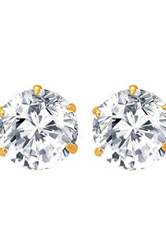 Designer simple american diamond stud for casual or office wear