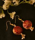 Designer Fine Detailed Meenkari Indian style Dangler earrings