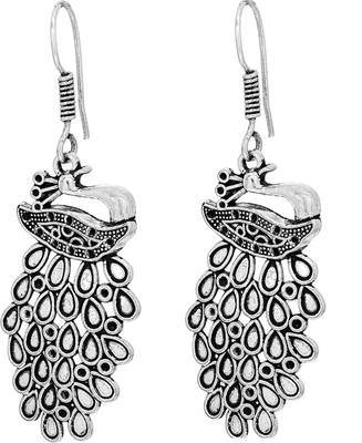Peacock Dangler earrings 1