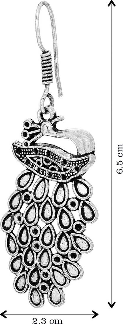 Peacock Dangler earrings