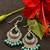 Designer Oxidised Silver jhumka Earrings