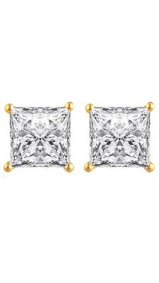 Designer simple american diamond stud for casual or office wear 1