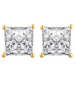 Designer simple american diamond stud for casual or office wear