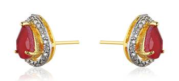 Designer inter-changeable 5 In 1 Colourful Studs to match daily outfits 3