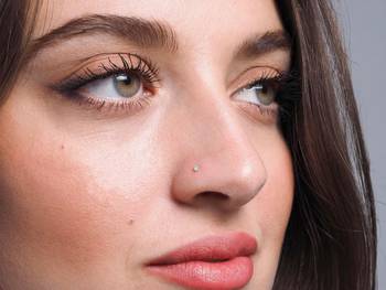 Designer Diamond Classic Nose Pin or Nose Ring 1