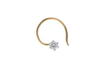 Designer Diamond Classic Nose Pin or Nose Ring 2