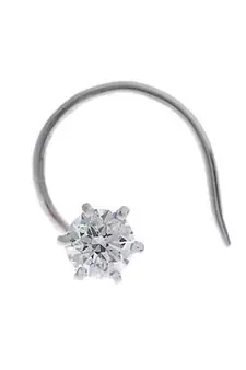 Designer Diamond Classic Nose Pin or Nose Ring