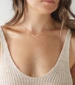 Designer fine quality smallest small fancy golden pearl necklace with 1 inch adjustment chain