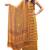 Bagh Print Unstitched Cotton Salwar Suit & Chiffon Dupatta Mustard & Black 1