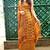 Bagh Print Unstitched Cotton Salwar Suit & Chiffon Dupatta Mustard & Black 1