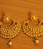 Temple Jewellery Matt Finish Earrings