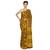 Jashn yellow botanic print art silk saree
