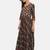 Brown  printed cotton-kurtis