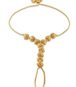 Gold pearl haath-phool-hath-panja