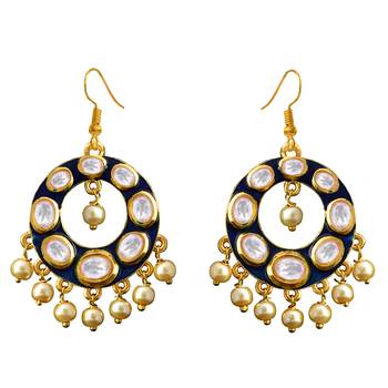 Blue Pearl Earrings 1