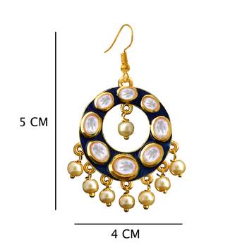 Blue Pearl Earrings 2