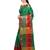 Green woven silk cotton saree with blouse