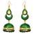 Green Pearl Earrings