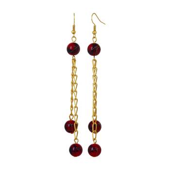 Red earrings 1