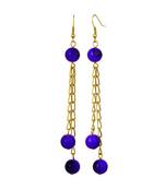 Purple earrings