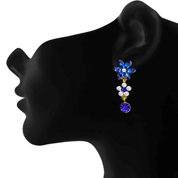 Blue crystal necklaces 3