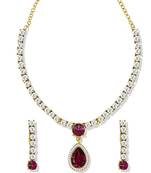 Red crystal necklaces