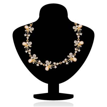White crystal necklaces 2