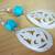 Shell and Aqua Blue Earrings