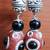 Brown and Black Earrings