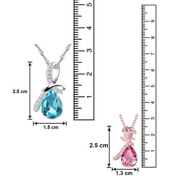 Multicolor crystal pendants 3