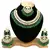 Green kundan rose gold necklace sets