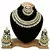 White kundan rose gold necklace sets